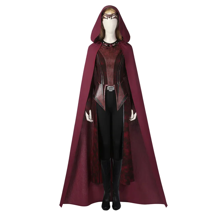 Doctor Strange in the Multiverse of Madness - Scarlet Witch Wanda Cosplay Costumes Outfits Halloween Carnival Suit