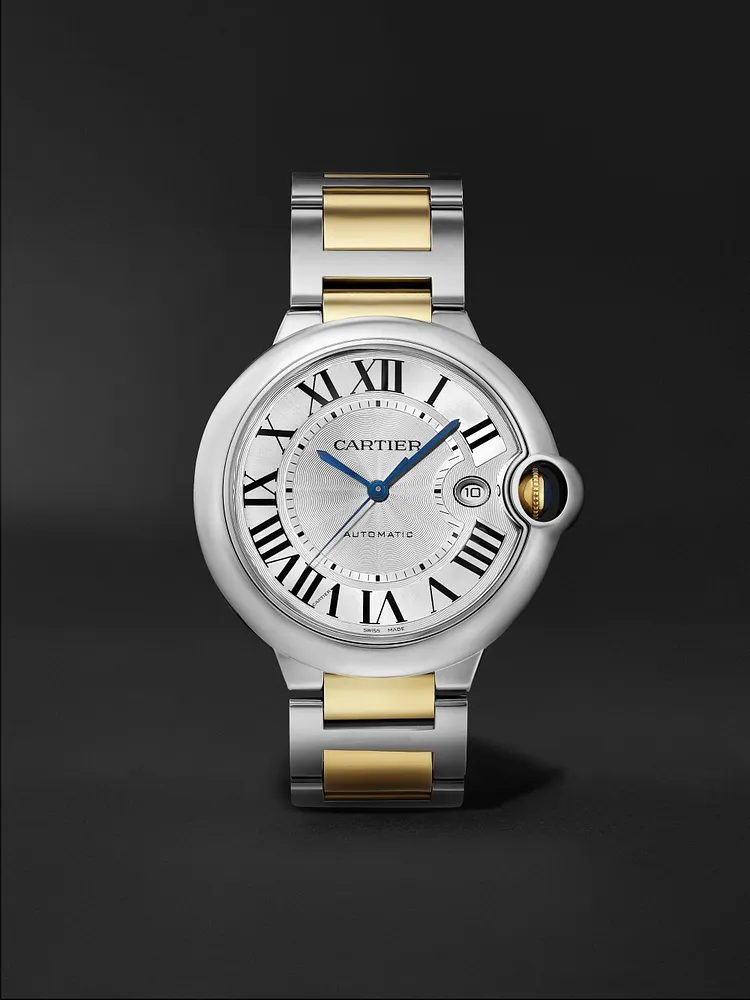 Automatic 42mm Stainless Steel and 18-Karat Gold Watch, Ref. No. CRW2BB0022【Free Shipping】