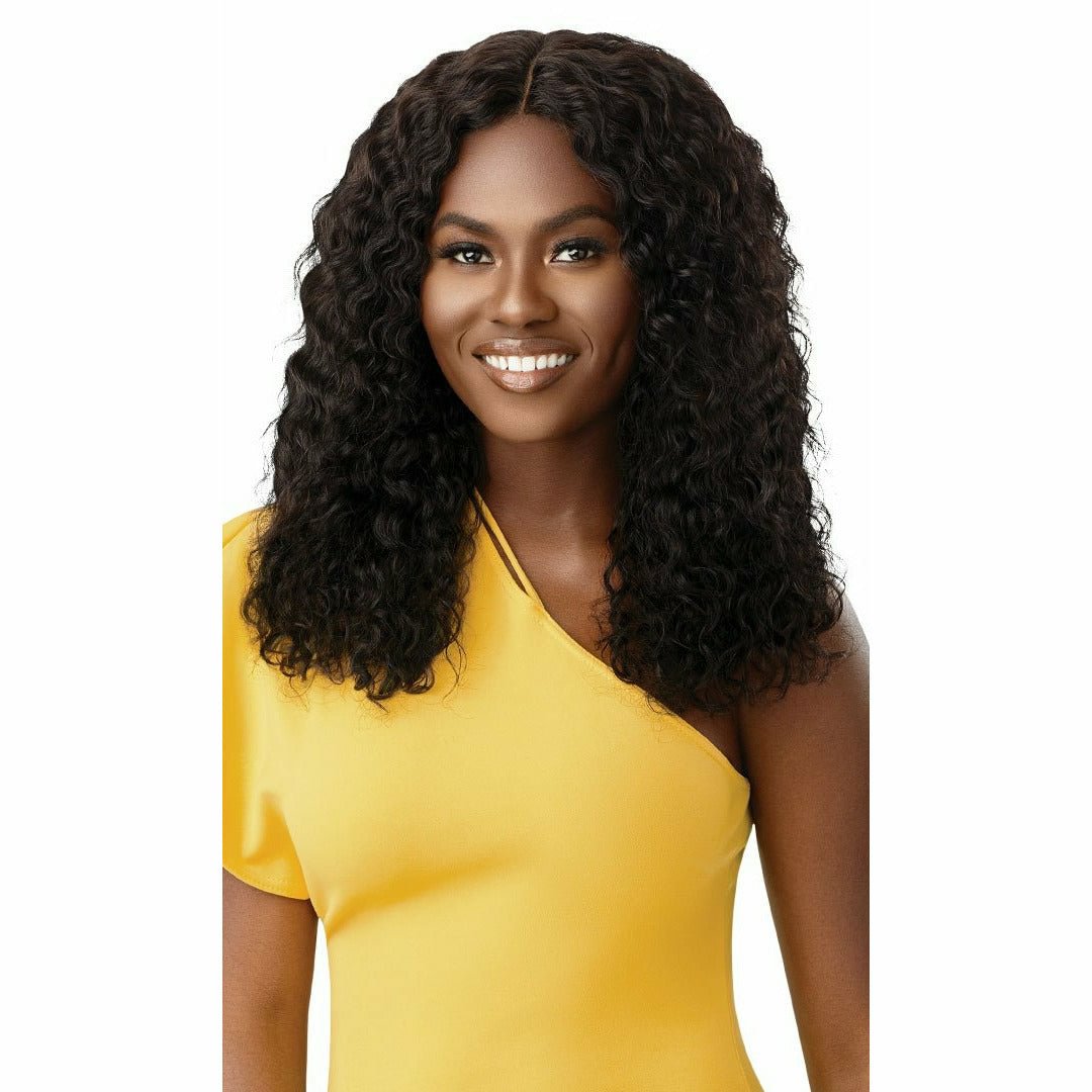 Outre The Daily Wig 100% Unprocessed Human Hair Lace Part Wig - HH-W&W Deep Curl 20"