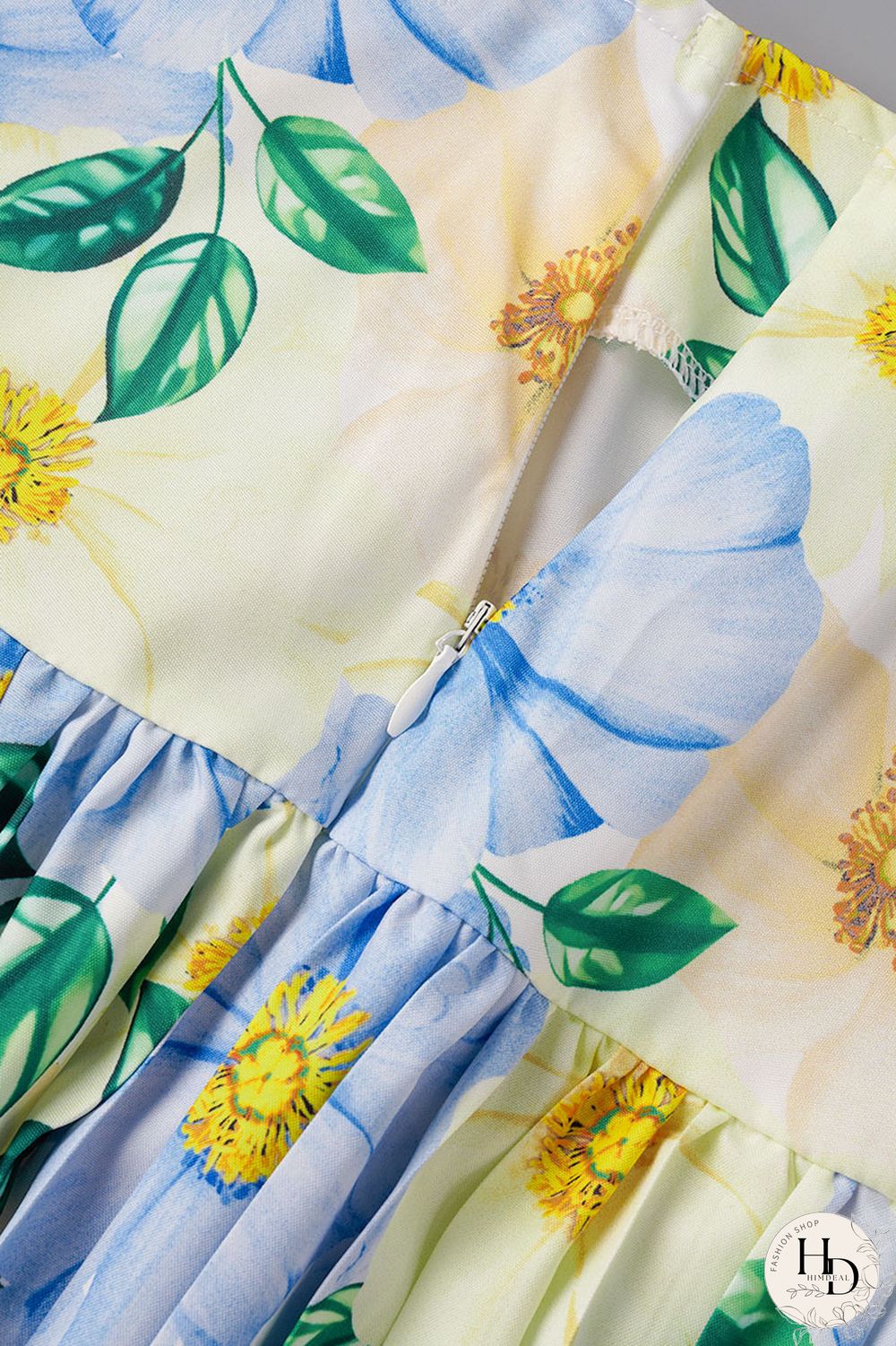 Tangerine Red Sexy Print Patchwork Off the Shoulder Short Sleeve Two Pieces