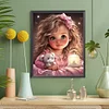 Diamond Painting -DIY Round Drill Sweet Girl(40x50cm)
