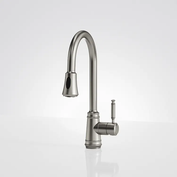 EVERSTEIN Modern Pull-Down Kitchen Faucet Stainless Steel