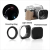 [All-Aluminum Alloy Lens Hood] Universal Adaptable Square Lens Hood Kit for Different Lens Diameters