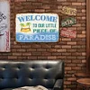 Warning Welcome Message - Vintage Metal Signs(12*16Inch)