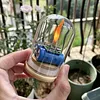 Handmade Circuit LED Art Lamp With Glass Dome