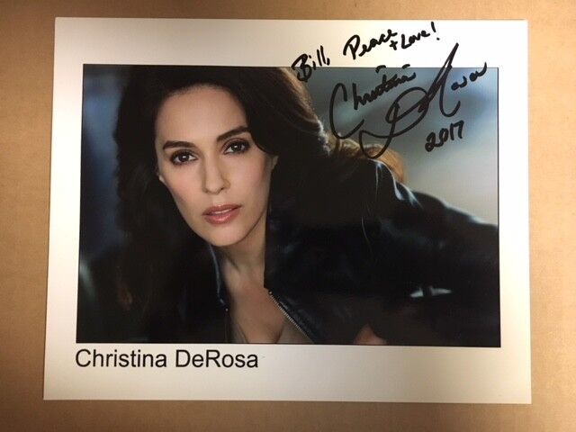 Christina DeRosa Signed 8x10 Beautiful Photo Poster painting with COA