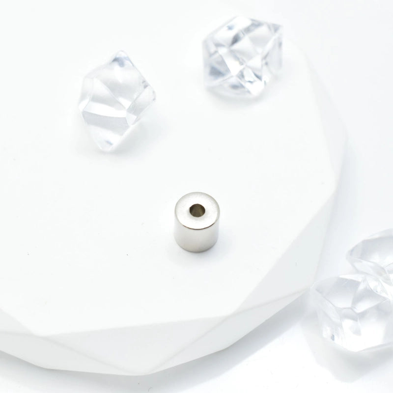 1 Pack Of 10 Pairs 6*6mm Copper Solid Color Magnet Buckle Jewelry Buckle