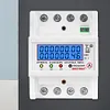 Din Rail 3 Phase 4 Wire Energy Meter AC 380V 100A 50/60Hz Wattmeter KWh Meter