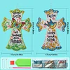 DIY Diamond Painting Special Shape Drills Cross Decoration Pendant Kit