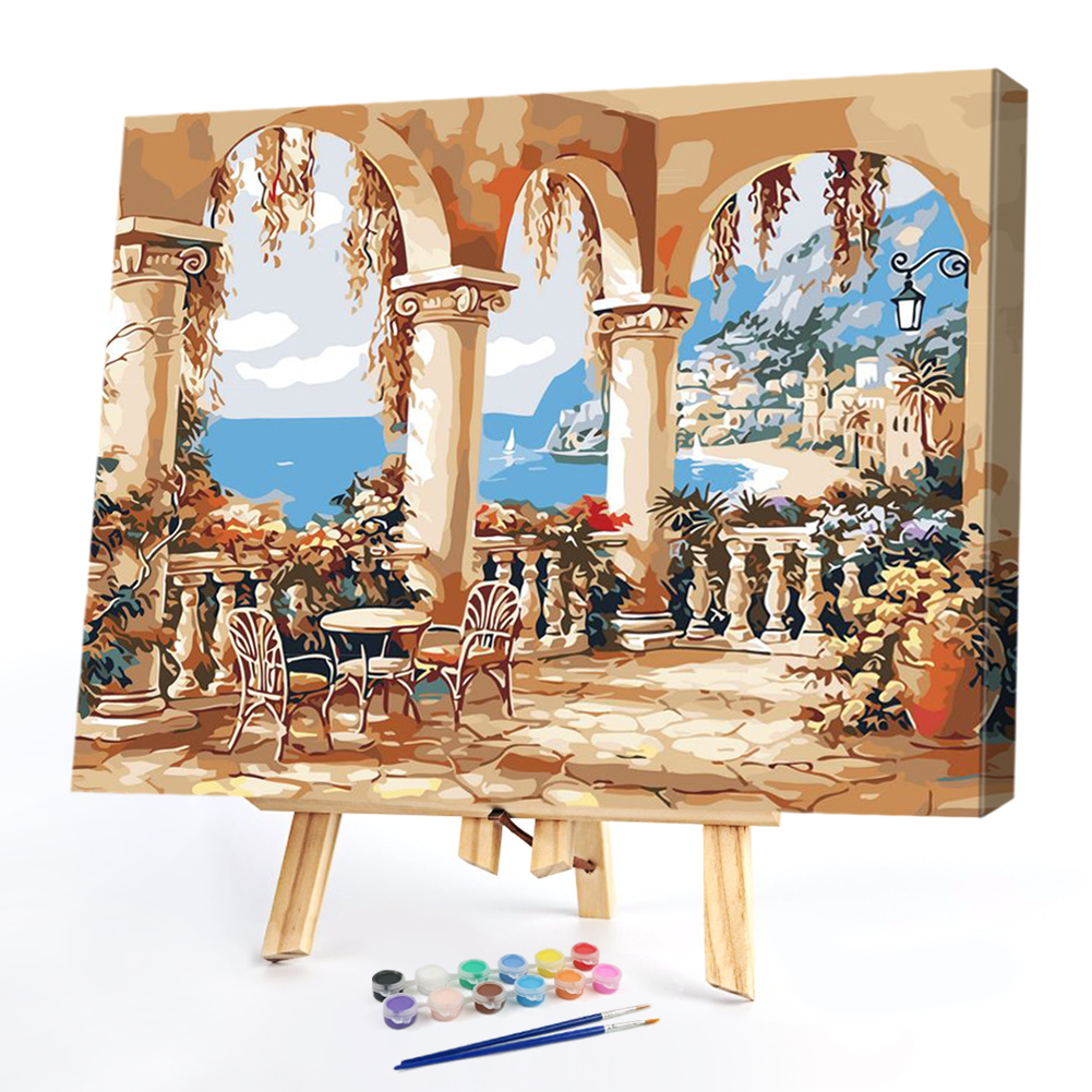 

40x50cm - Paint By Numbers Summer House, 501 Original