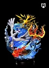 Legend Series Burning Lengend Legendary Birds & Lugia with LED - Pokemon Resin Statue - MFC Studios