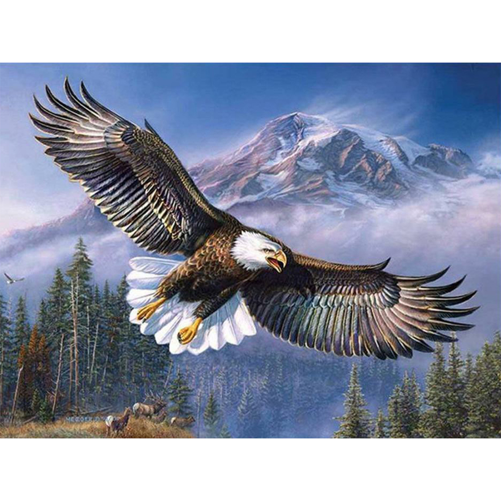 

Eagle - Round Drill Diamond Painting - 50*40CM, 501 Original