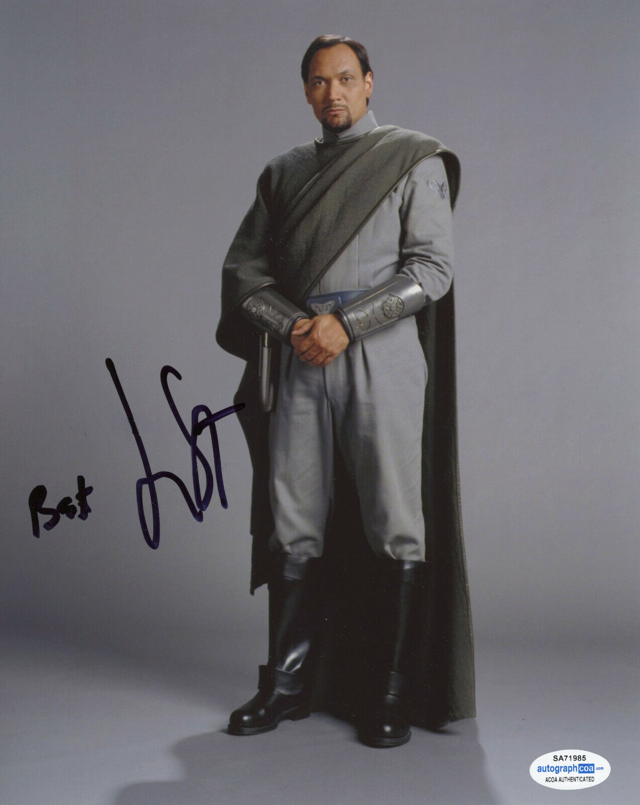 JIMMY SMITS SIGNED STAR WARS 'BAIL ORGANA' 8x10 Photo Poster painting! ACOA COA EXACT PROOF!