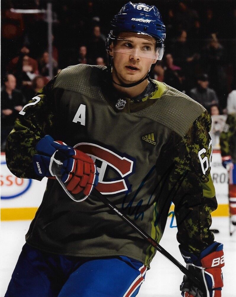 Montreal Canadiens Artturi Lehkonen Signed Autographed 8x10 NHL Photo Poster painting COA B