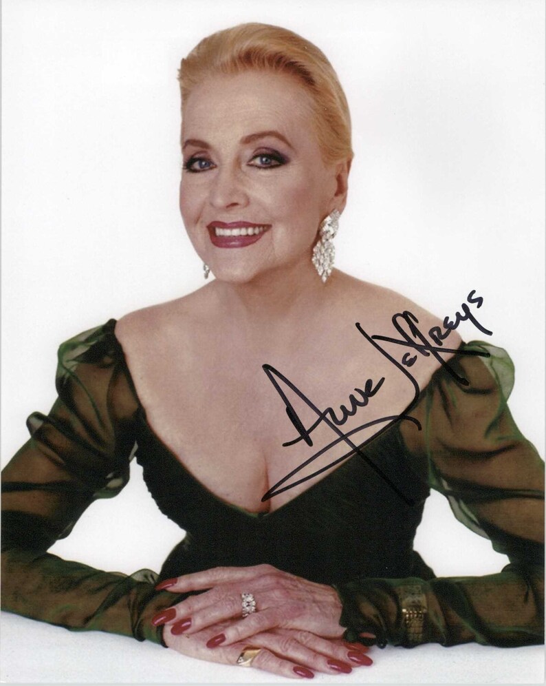 Anne Jeffreys (d. 2017) Signed Autographed Glossy 8x10 Photo Poster painting - COA Matching Holograms