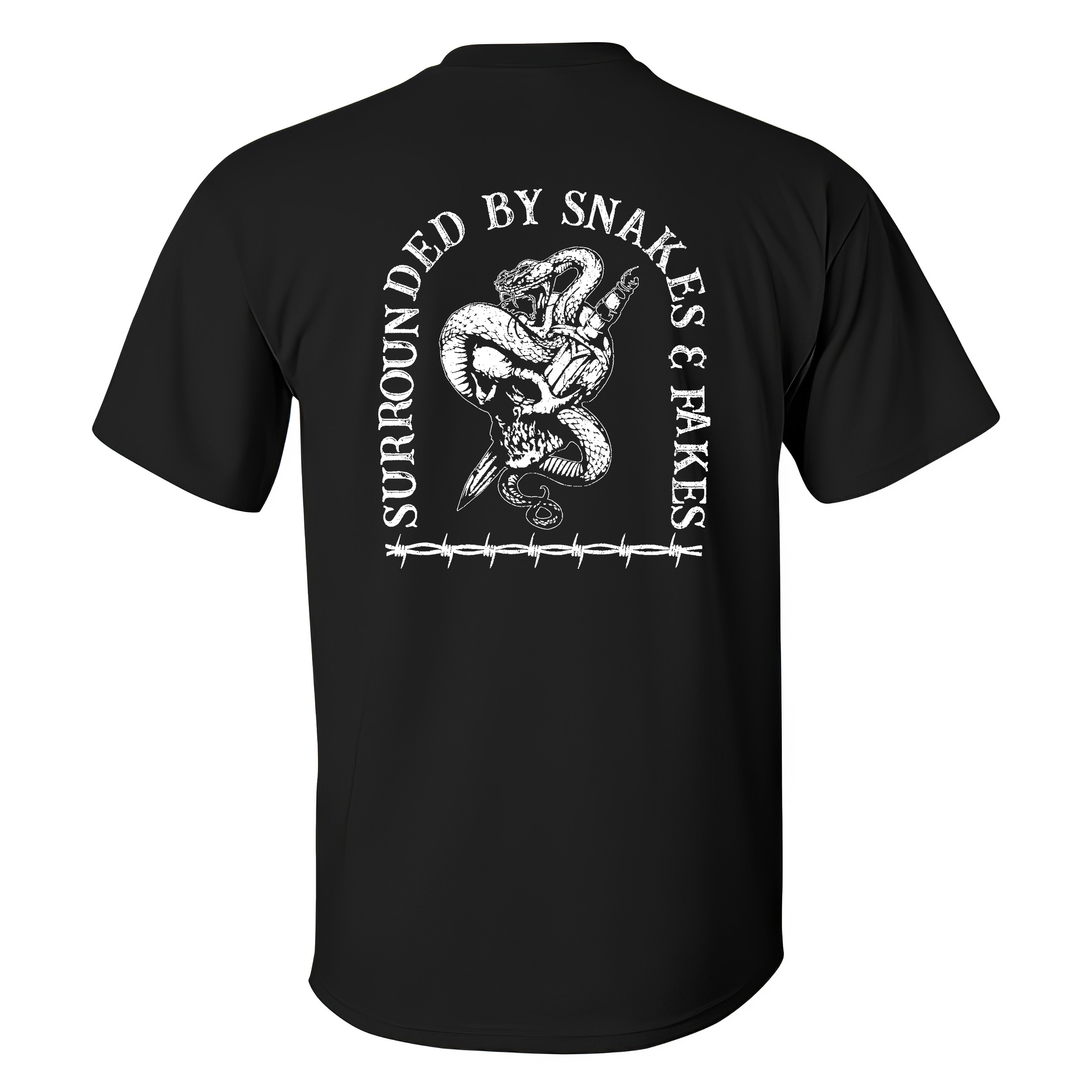 Surrounded By Snakes & Fakes T-shirt - Livereid