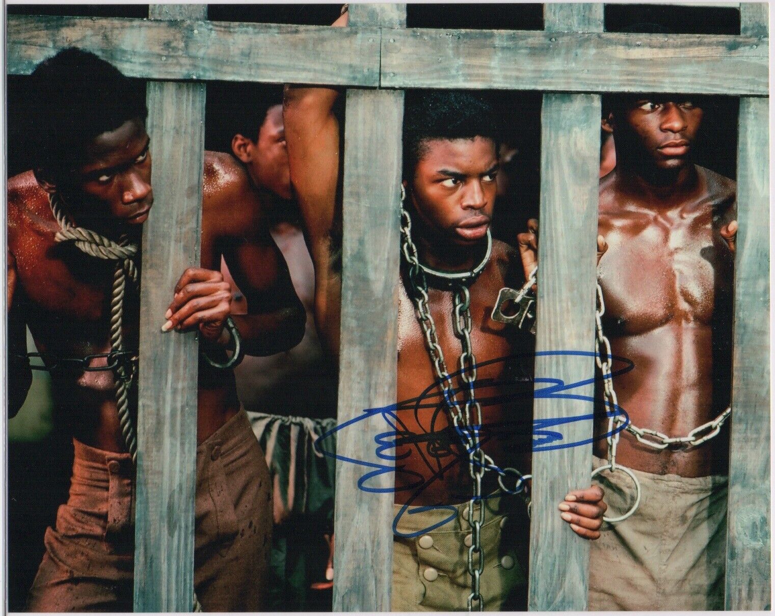 LEVAR BURTON signed ROOTS 8x10 Photo Poster painting AUTOGRAPH auto BAS Beckett Kunta Kinte Trek