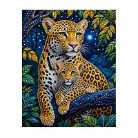 Leopard Cub Jungle - Pearls Painting