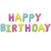 16" HAPPY BIRTHDAY Aluminum Film Letters Balloons Birthday Party Celebration Decors