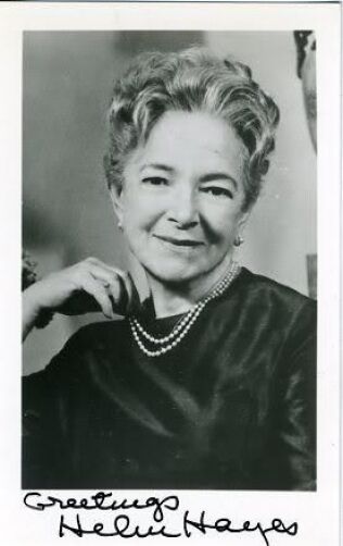 Helen Hayes Signed Jsa 5x7 Photo Poster painting Autograph Authentic