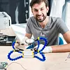 Octopus Welding Clamp with 5X Magnifier&Base 1/4In Thread Welding Auxiliary Tool