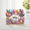 Ornement acrylique carnaval joyeux anniversaire-bricolage