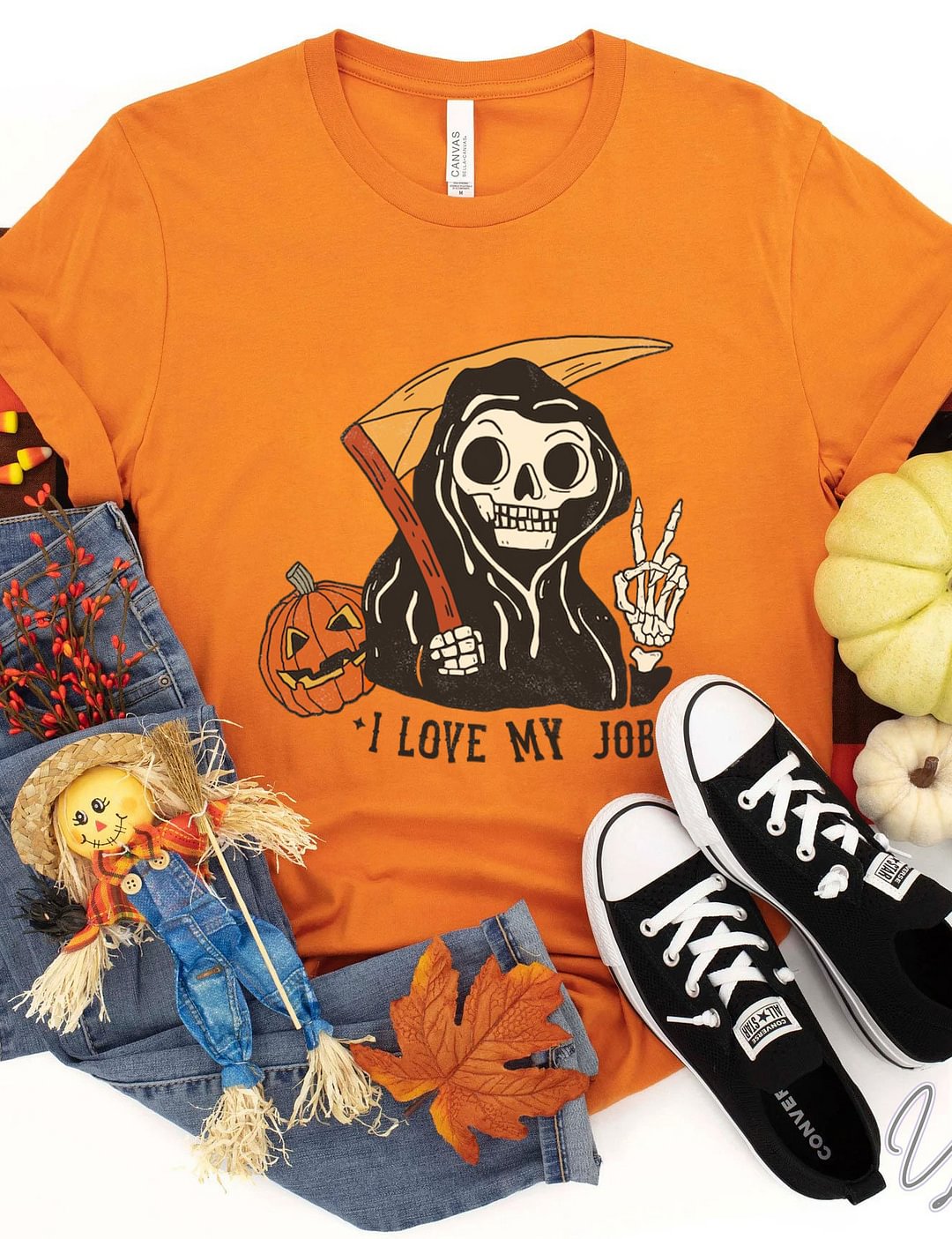 Death I Love My Job Halloween T-Shirt