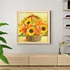Sunflower Basket-11CT Stamped Cross Stitch 61*61cm/24.02*24.02in(Big Size) tapestrymarket