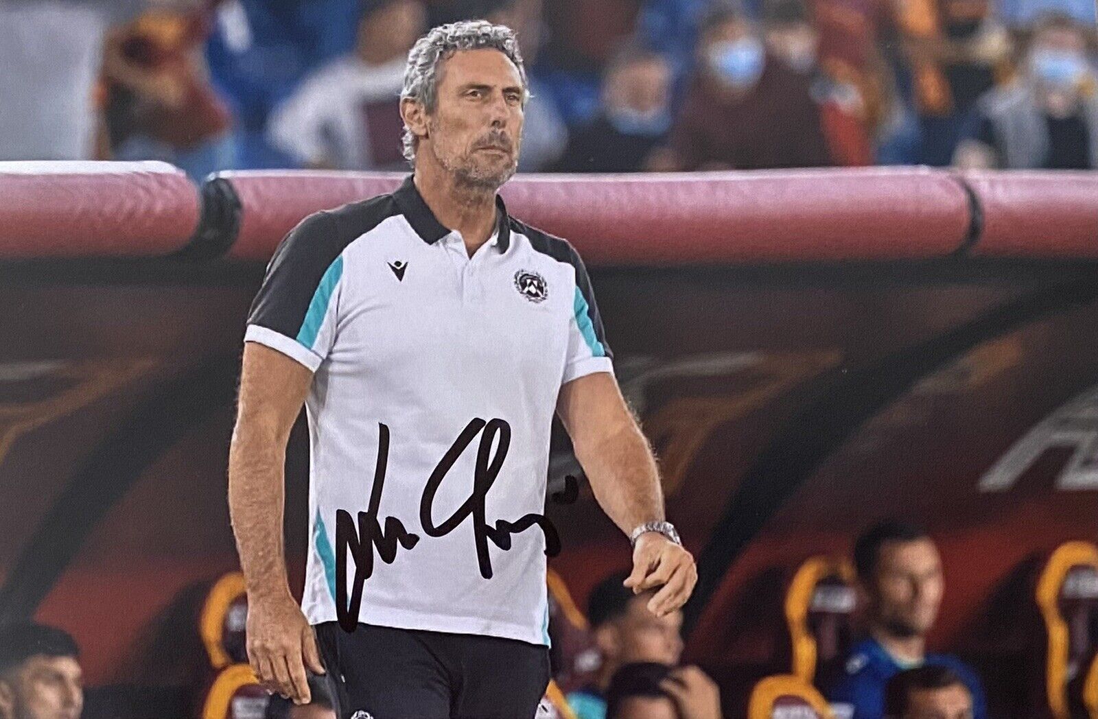 Luca Gotti Hand Signed Udinese Calcio 6X4 Photo Poster painting, See Proof