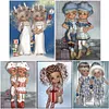 (Multi-Style) Big Eyes Doll - Full Round Diamond Painting 30*30cm