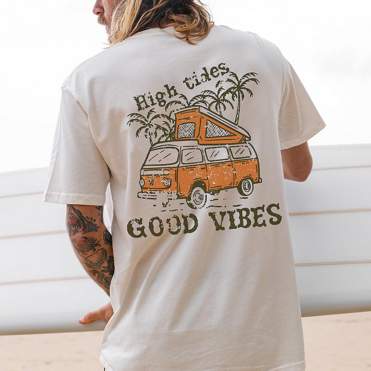 Beach Surf Holiday Graphic T-Shirt 635f