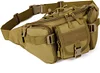 Taktische G&uuml;rteltasche Sport H&uuml;fttasche Molle Bauchtasche Wasserabweisend mit Rei&szlig;verschluss f&uuml;r Outdoor Laufen Reise Wandern Radfahren Camping Klettern
