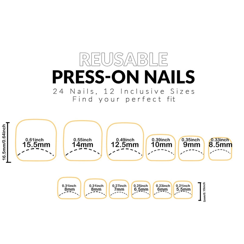 Valentine’S Day Casual Lady Minimalist Solid Color Plastic Press-on Nails 1 Set