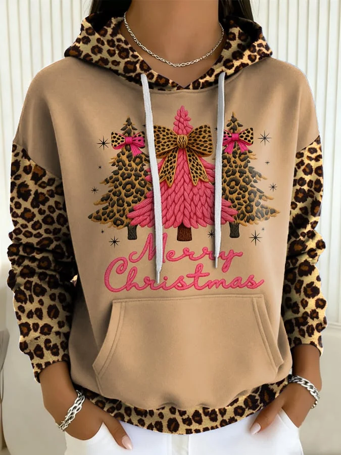 Women's Retro Christmas Art Print Sweatshirt 