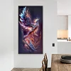 (US Only)Phoenix 5D DIY Full Drill Round Diamond Painting Kit Home Wall Decor 40x80cm