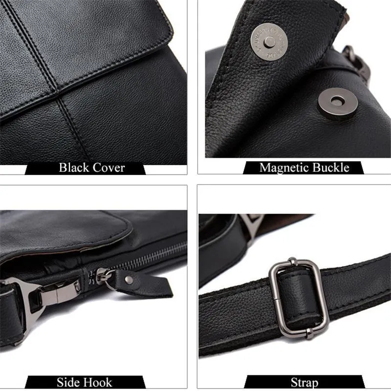 Durable Leather Stitching Crossbody Bags