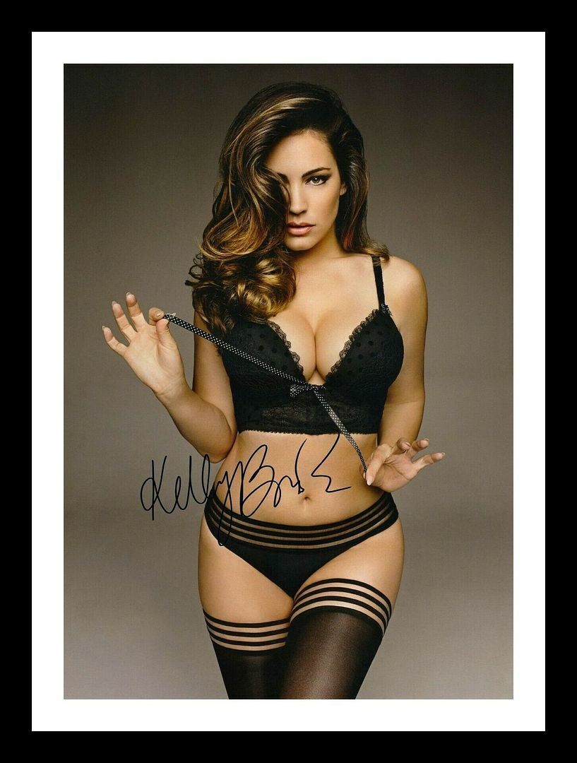 Kelly Brook Autograph Signed & Framed Photo Poster painting 9