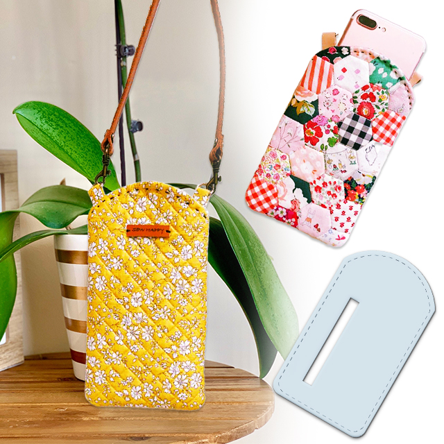 DIY Slim Phone Crossbody Bag -Includes Tutorial + Template