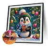 Diamond Painting -DIY Round Drill Christmas Penguin(40x40cm)