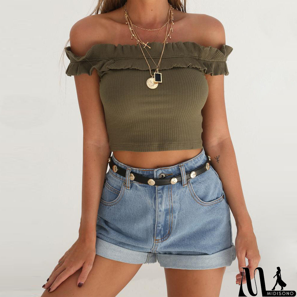 MidiSono - Sexy Women Sleeveless Top