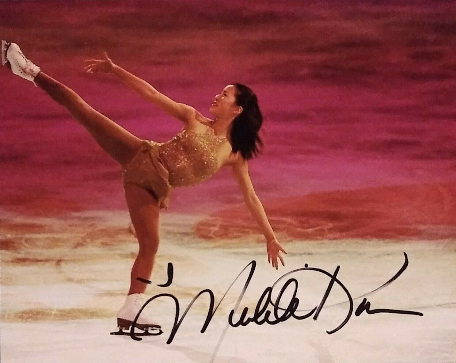 Michelle Kwan signed 8x10