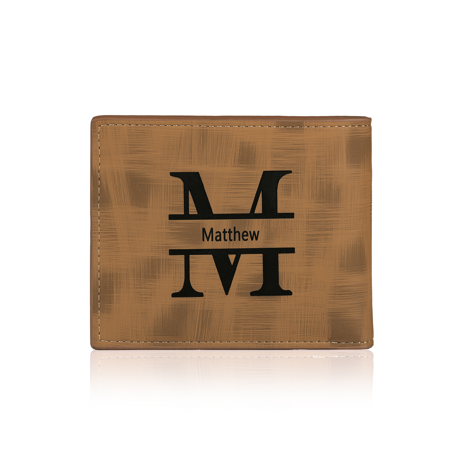 Portefeuille Classique 1 Prénom et Lettre Personnalisés avec Photo Porte-Monnaie Carte