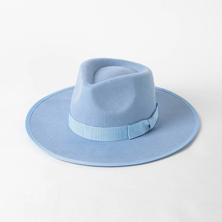 Rose Classic Fur Felt Hat - Lake Blue