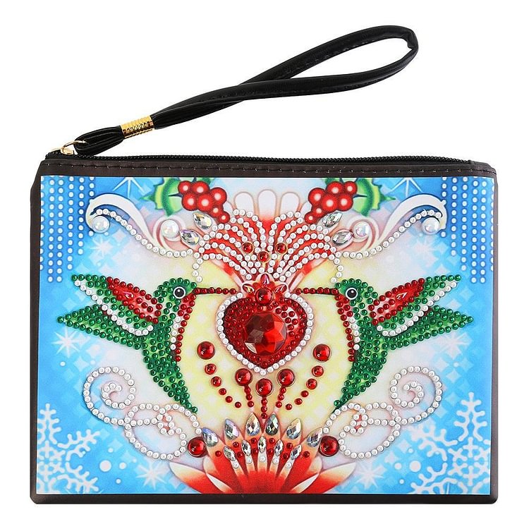 DIY Magpie Special Shaped Diamond Painting Wristlet Clutch