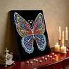 DIY Pearl Painting Butterfly for Home Wall Decor with Frame(25x25cm)