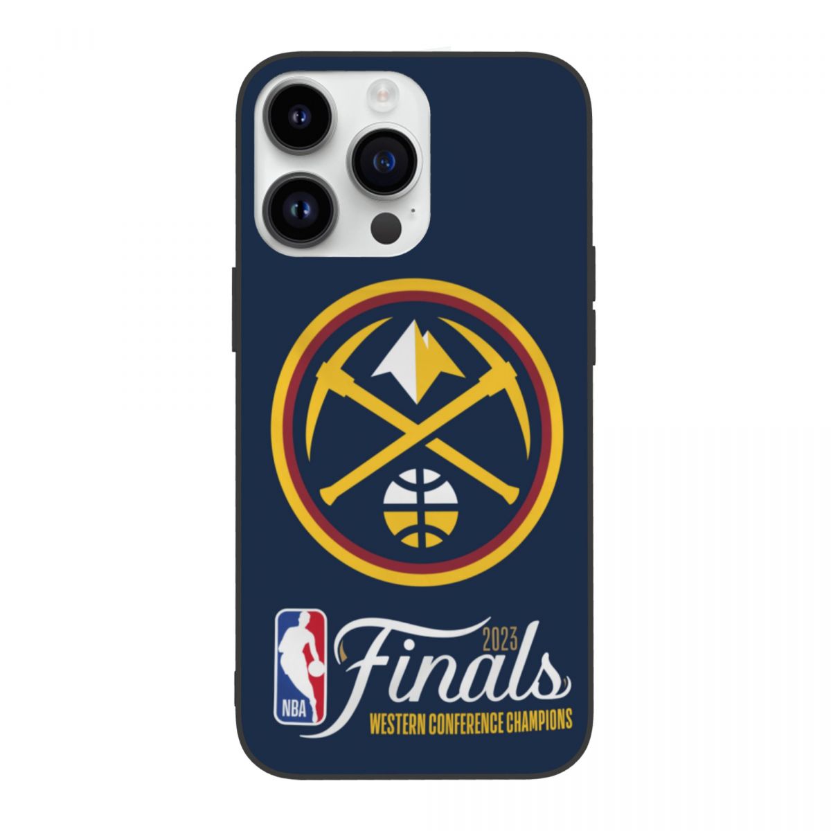 Denver Nuggets 2023 Western Conference Champions Navy iPhone 14 Case Cover