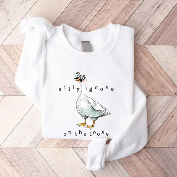 Eagerlys Silly Goose  Sweatshirt Eagerlys
