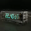 VFD Screen Clock Transparent Base USB Home Desktop Decorative Clock