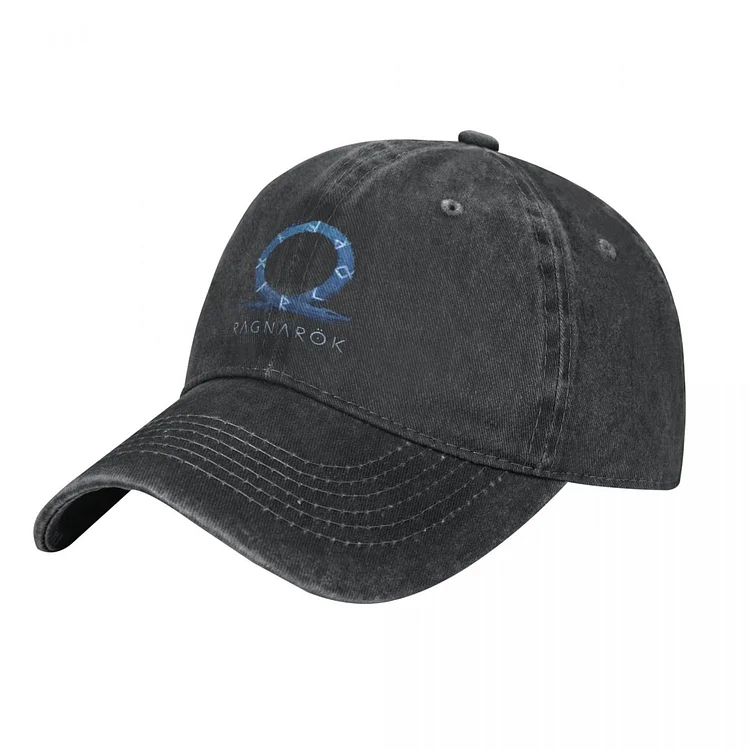 God Of War Ragnarok Logo Viking Baseball Cap for Men Women Distressed Washed Sun Cap Outdoor Travel Gift Hats Cap