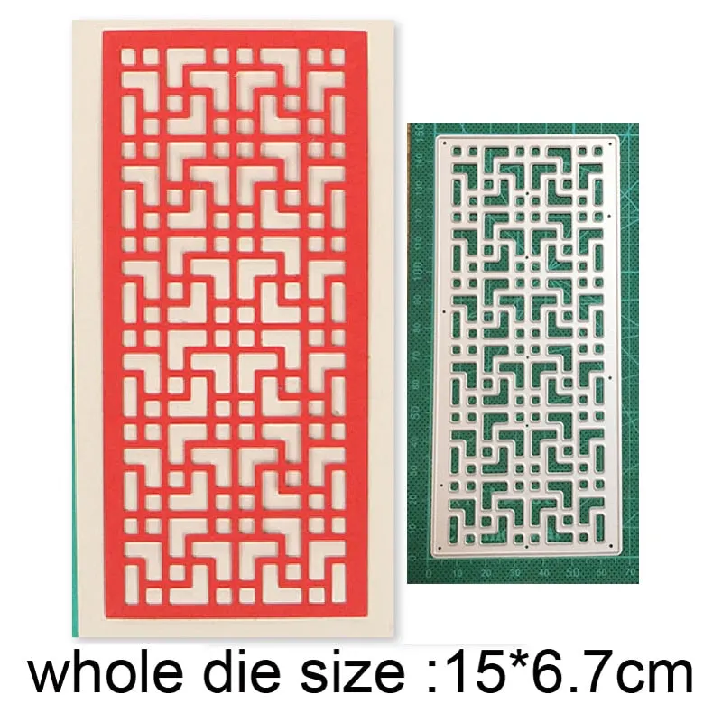 Craft Dies Metal Cutting Dies Cut Die Lace Corner Border Frame Decoration Scrapbook Dies Knife Mould Blade Punch Stencils Dies